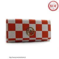 michael kors flat checkerboard groot oranje portefeuilles Zaak Amsterdam 80e1j292